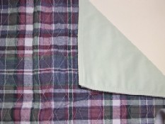 Plaid Quilted Bed Pad CP7007