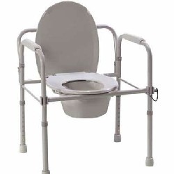 Folding Steel Commode DR11148