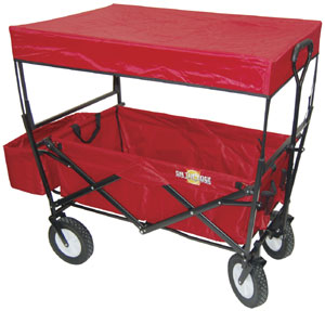 Swiveling Folding Wagon with Canopy Top OEM900124