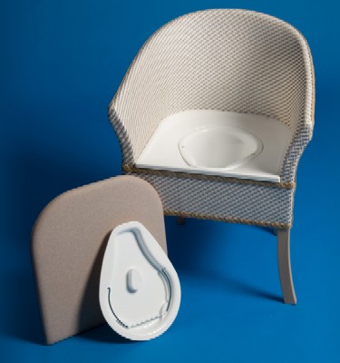 Derby Basketweave Commode Chair HPS5504
