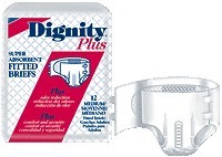 Dignity Plus Adult Fitted Disposable Briefs HI30081