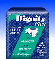 Dignity®  Plus Overnight Adult Fitted Briefs HI50055