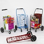 Hefty Swiveler Folding Shopping Cart NT016